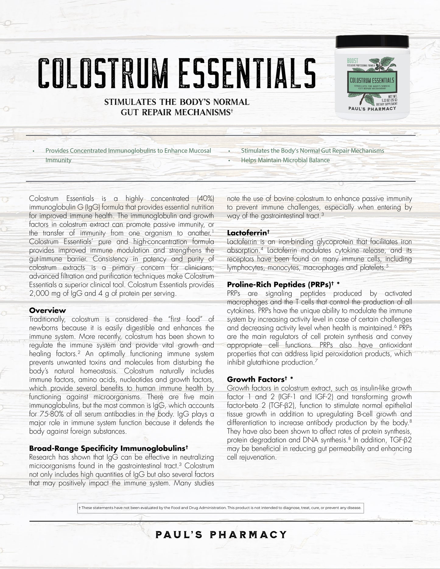 COLOSTRUM ESSENTIALS